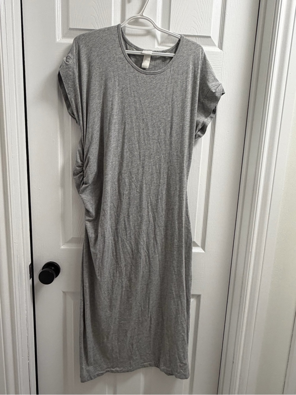 H&M Gray Midi T-Shirt Dress